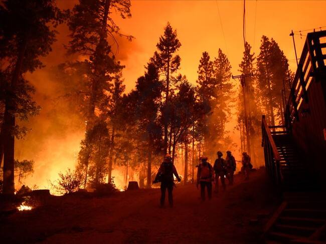 Incendio forestal en California