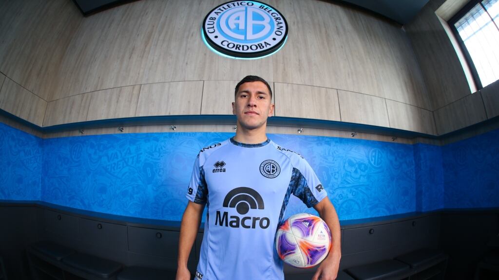 Matías Marín es presentado como nuevo jugador de Belgrano de Córdoba