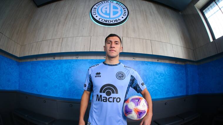 Matías Marín es presentado como nuevo jugador de Belgrano de Córdoba