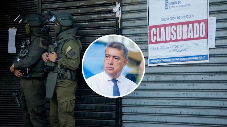Desbordes destaca clausura de 790 locales en barrio Franklin: “Algunos estaban tomados o subarrendados a la mala”