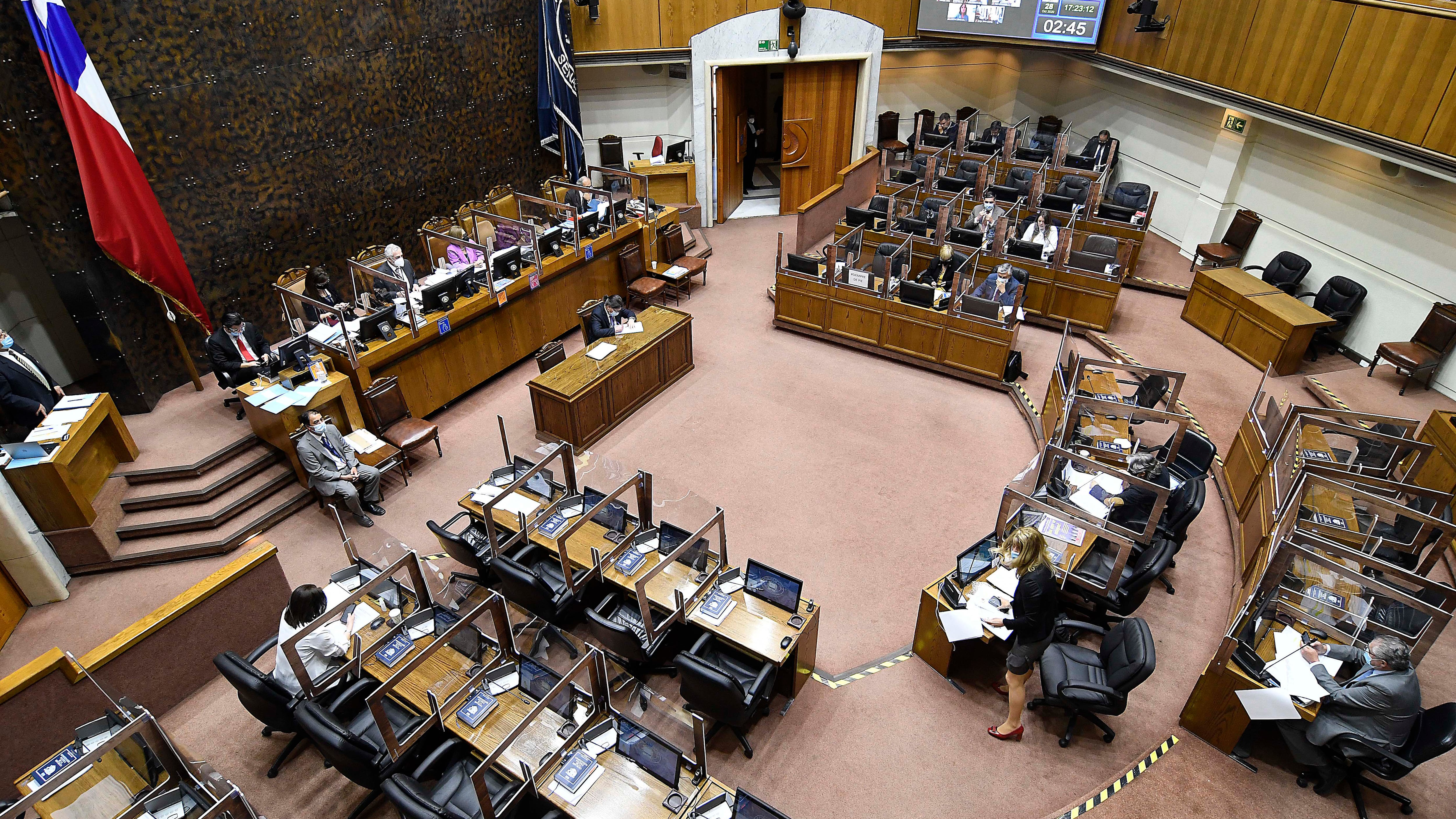 28 de OCRUBRE de 2020 / VALPARAISOHemiciclo del senado, durante el proyecto de ley que crea el Servicio Nacional de Protección Especializada a la Niñez y la Adolescencia.
FOTO: PABLO OVALLE ISASMENDI/ AGENCIAUNO