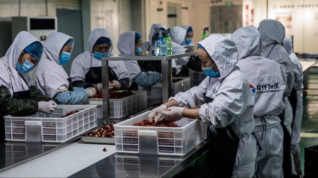 Mariscos en China