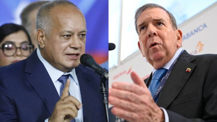 Diosdado Cabello y Edmundo González