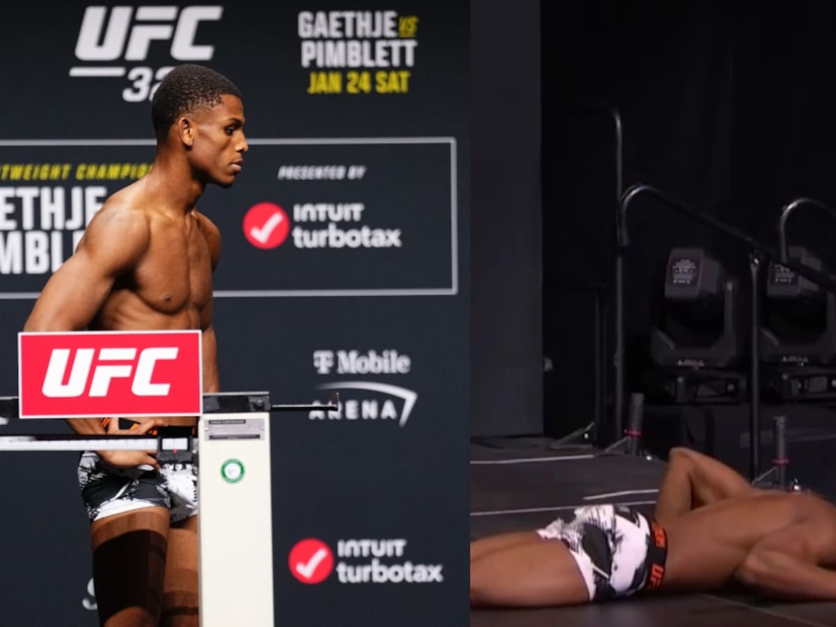 Impacto en la UFC: luchador se desploma en pleno pesaje y desata el pánico antes de su combate