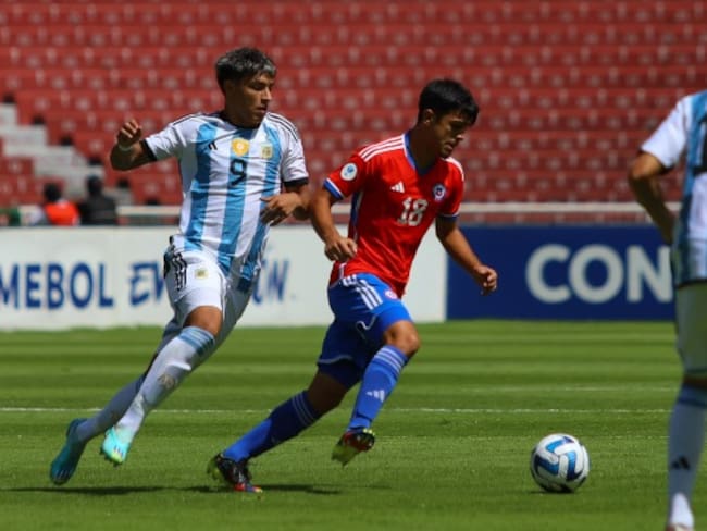 Chile no puede con Argentina y pierde su primera «final» en el hexagonal del Sudamericano Sub 17