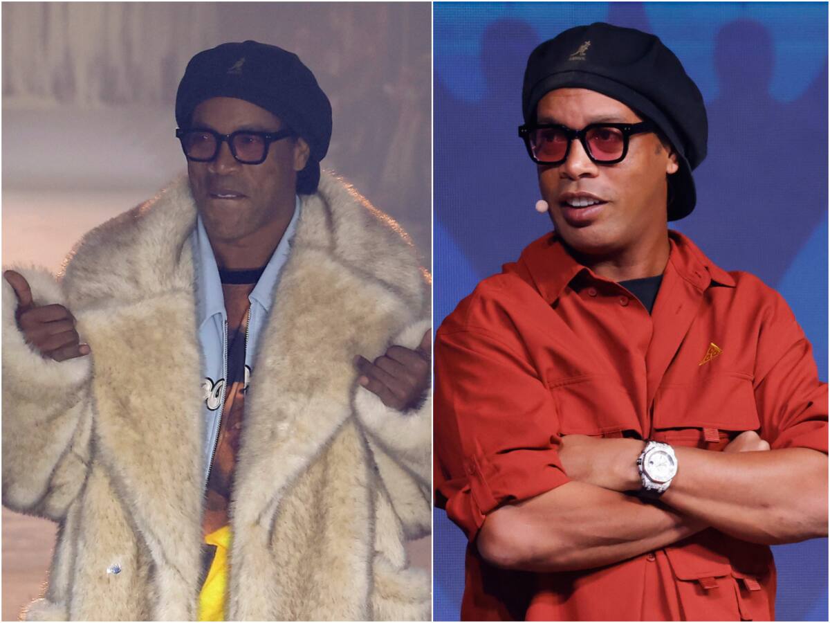 ¿Nueva profesión? Ronaldinho revoluciona la Paris Fashion Week al desfilar como modelo