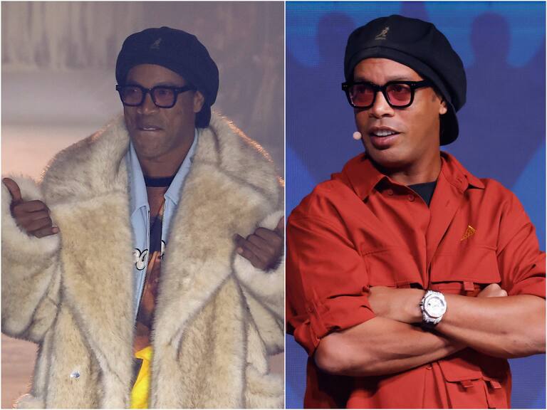 Ronaldinho desfila en la Semana de la Moda en París