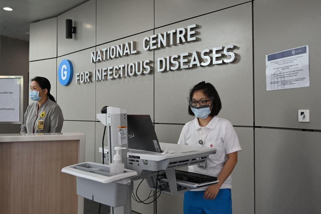 El centro nacional de enfermedades infecciosas de Singapur