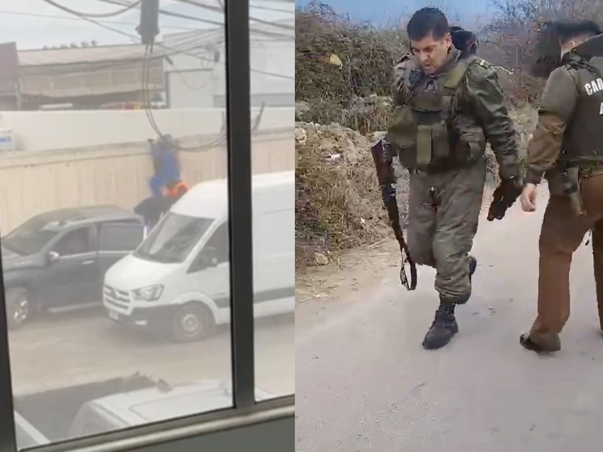 Violento robo en Rancagua: registros muestran asalto con fusiles de guerra a bodega de valores