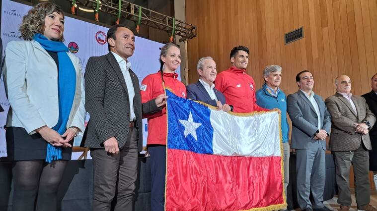 Kristel Köbrich y Esteban Grimalt serán los abanderados de Chile en la ceremonia inaugural de Santiago 202