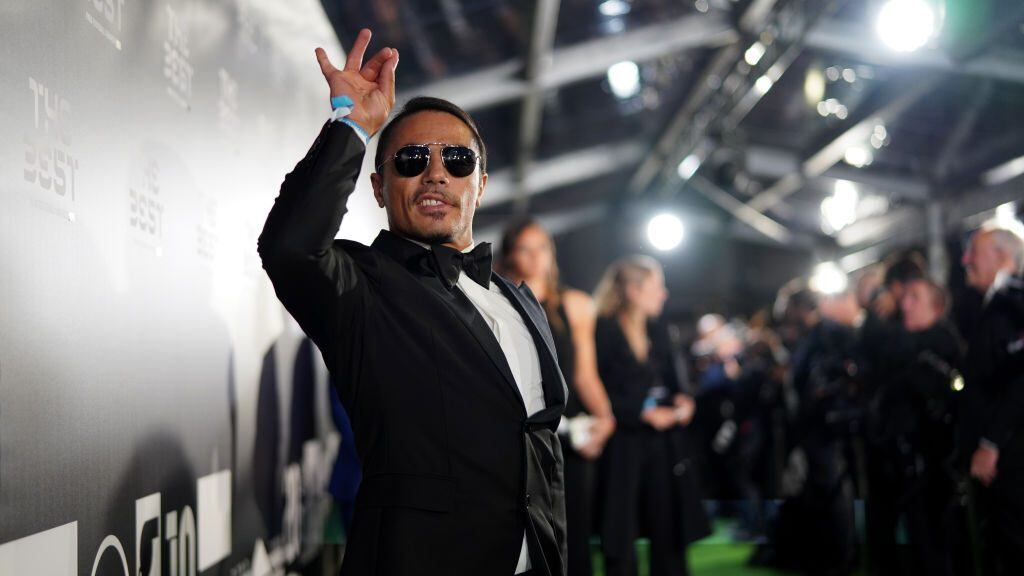 MILAN, ITALY - SEPTEMBER 23:  Nurset Gokcecaka "Salt Bae" arrives on the green carpet ahead of The Best FIFA Football Awards 2019 at Teatro alla Scala on September 23, 2019 in Milan, Italy. (Photo by Simon Hofmann - FIFA/FIFA via Getty Images)
