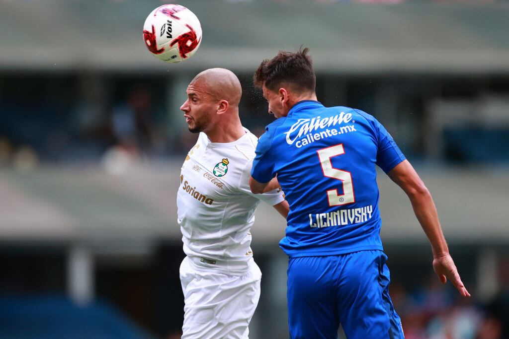 Lichnovksy en un Cruz Azul-Santos Laguna