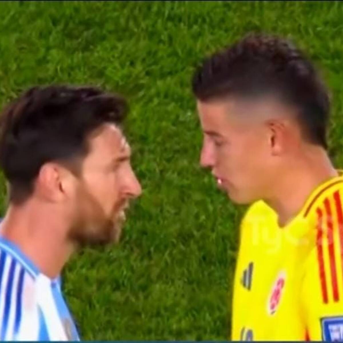 Tenso cruce: revelan qué le dijo Lionel Messi a James Rodríguez durante el duelo entre Argentina y Colombia