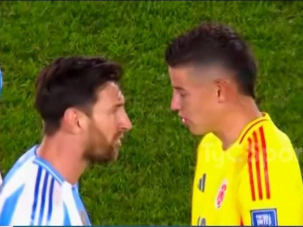 Tenso cruce: revelan qué le dijo Lionel Messi a James Rodríguez durante el duelo entre Argentina y Colombia