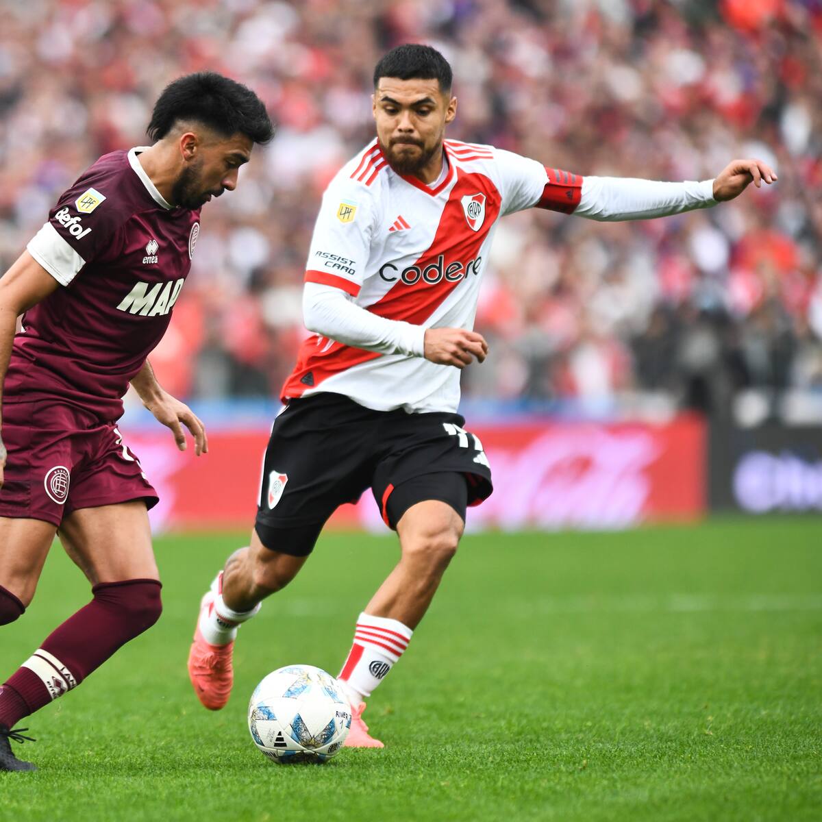Con Paulo Díaz capitán: River Plate rescató un empate frente a Lanús en un partidazo por la Liga Argentina