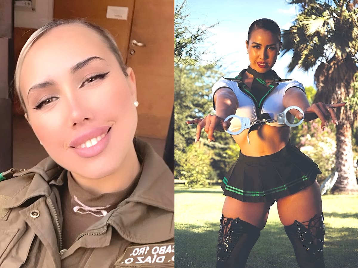 Excarabinera en Arsmate lanza contenido erótico junto a exchica “Rojo” que en su peor momento protagonizó mediático arresto