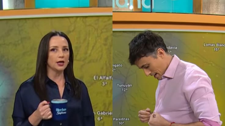 “Me da calor”: Roberto Cox se sale del libreto, comienza a ‘desnudarse’ y muestra detallito clave a Andrea Arístegui