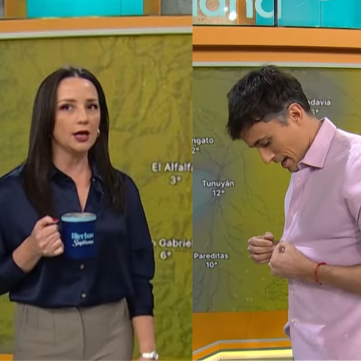 “Me da calor”: Roberto Cox se sale del libreto, comienza a ‘desnudarse’ y muestra detallito clave a Andrea Arístegui
