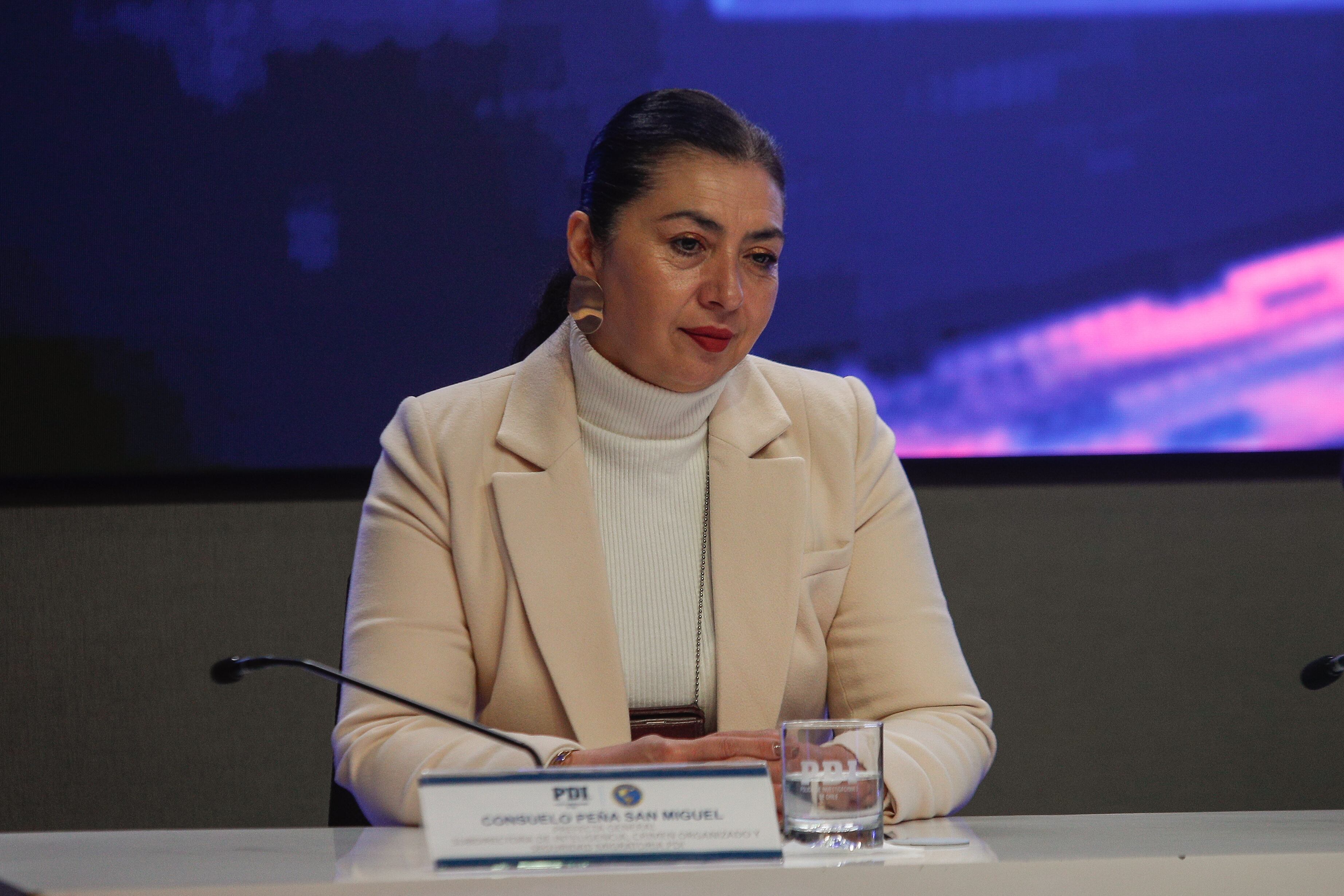 Subdirectora de la PDI, Consuelo Peña