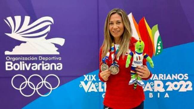 Anita Pinto, doble medallista en Valledupar 2022: "Venía sin expectativas"
