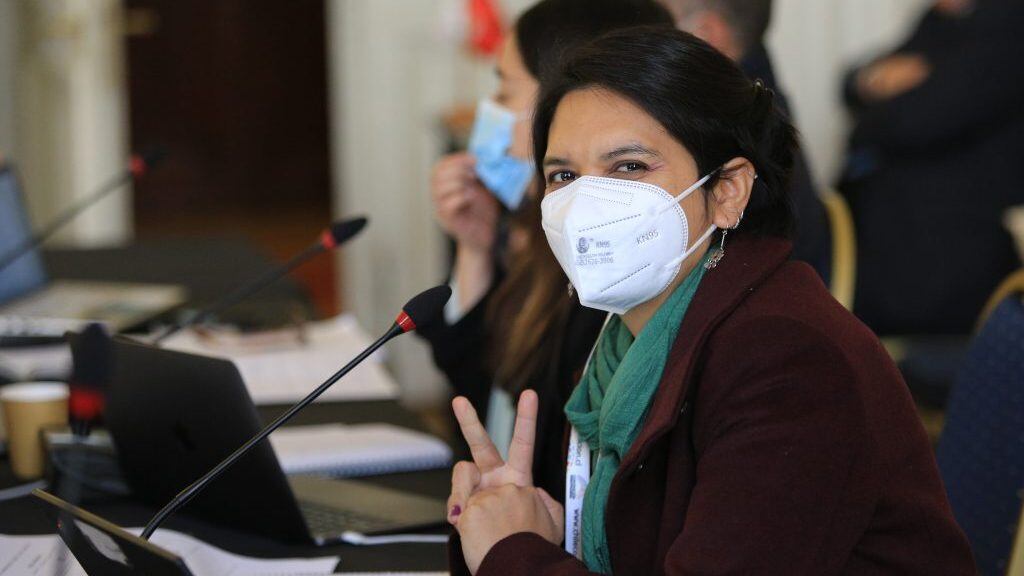 5 de Agosto de 2021 / SANTIAGOComisión de Descentralización, Equidad y Justicia Territorial en sala del Ex Congreso Nacional
En la foto: Cristina Dorador 
FOTO: DIEGO MARTIN / AGENCIAUNO