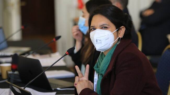 5 de Agosto de 2021 / SANTIAGOComisión de Descentralización, Equidad y Justicia Territorial en sala del Ex Congreso Nacional
En la foto: Cristina Dorador
FOTO: DIEGO MARTIN / AGENCIAUNO