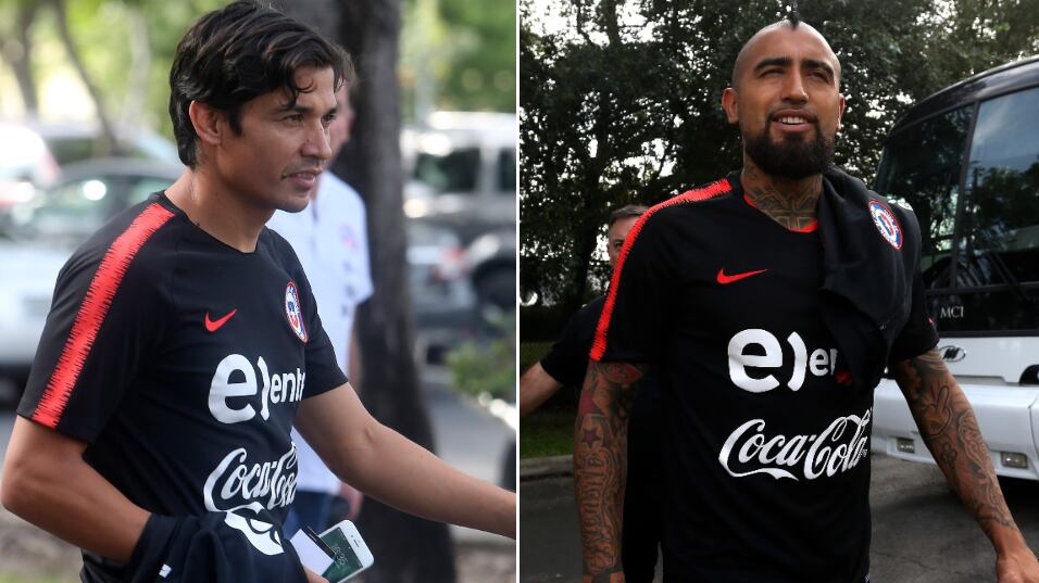 Matías Fernández y Arturo Vidal