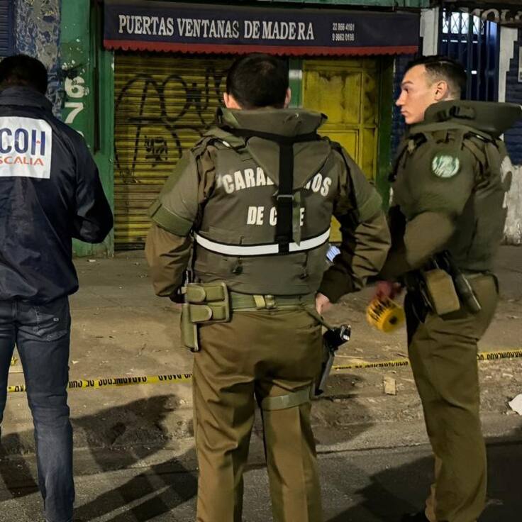 Homicidio en Santiago: hombre fue baleado en la vía pública en pleno centro de la capital 