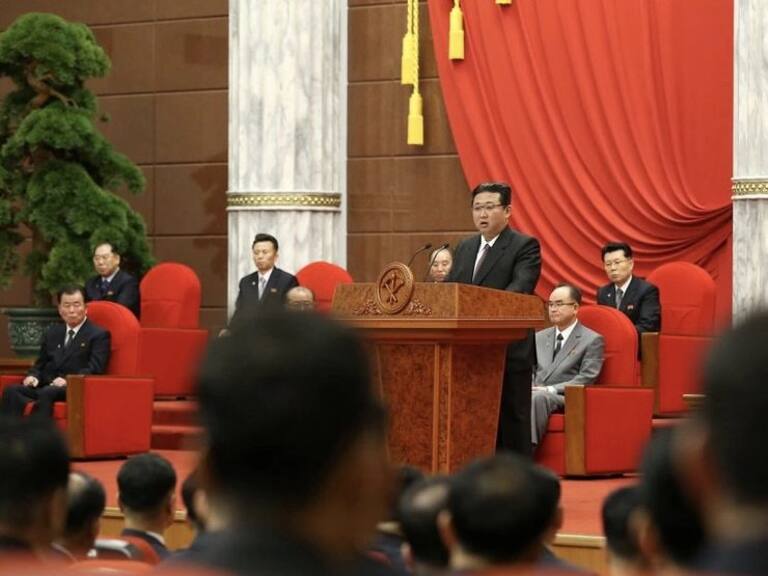 Kim Jong-un reapareció para hablar de la escasez de alimentos