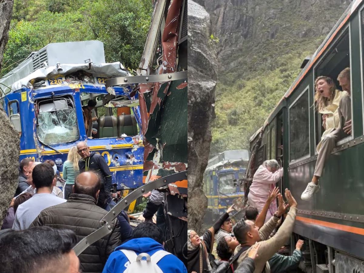 Tragedia en Machu Picchu: un muerto y 40 heridos deja choque frontal entre trenes turísticos