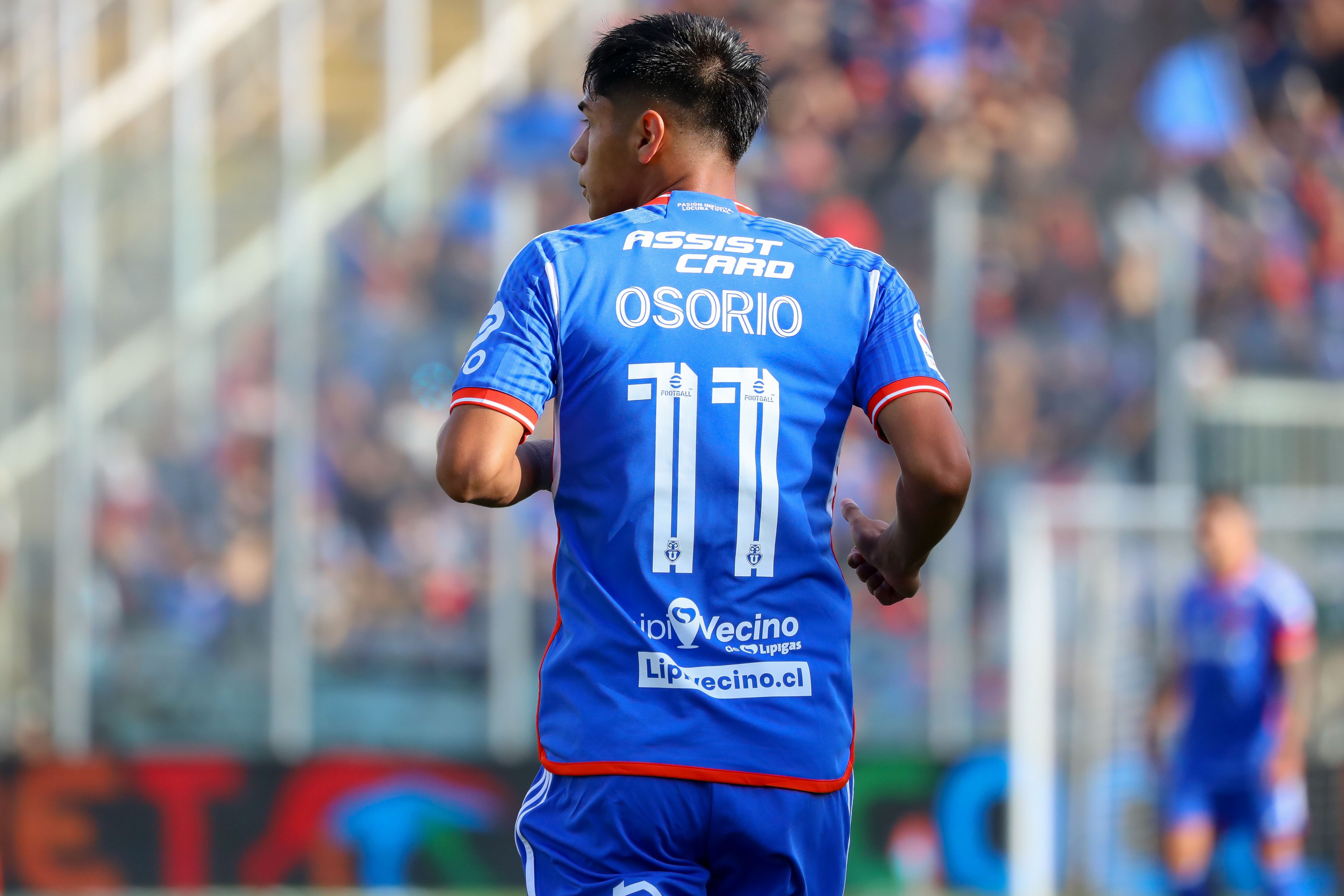Darío Osorio fue el último en vestir la camiseta 11 de la U | Agencia Uno