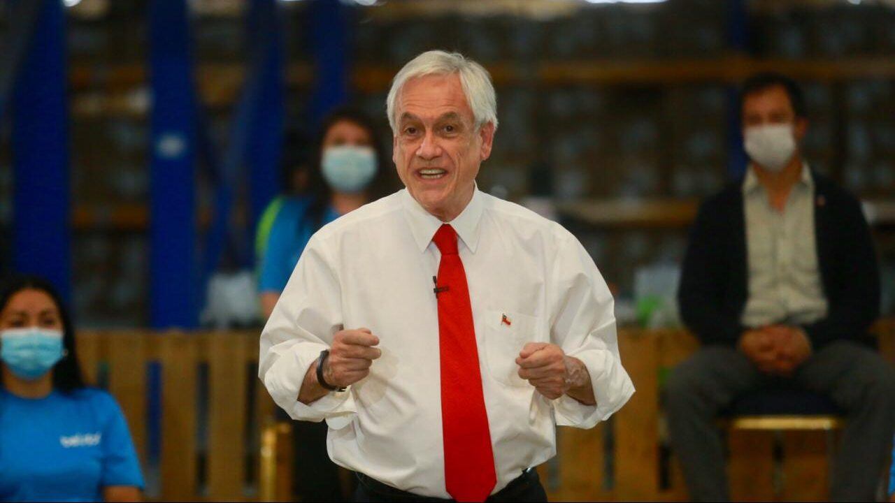 27 de noviembre del 2020/SANTIAGOEl Presidente de la República, Sebastián Piñera, encabeza encuentro con trabajadores y se refiere a las últimas cifras de empleo entregadas por el INE.
FOTO: JOSE ZUÑIGA/AGENCIAUNO