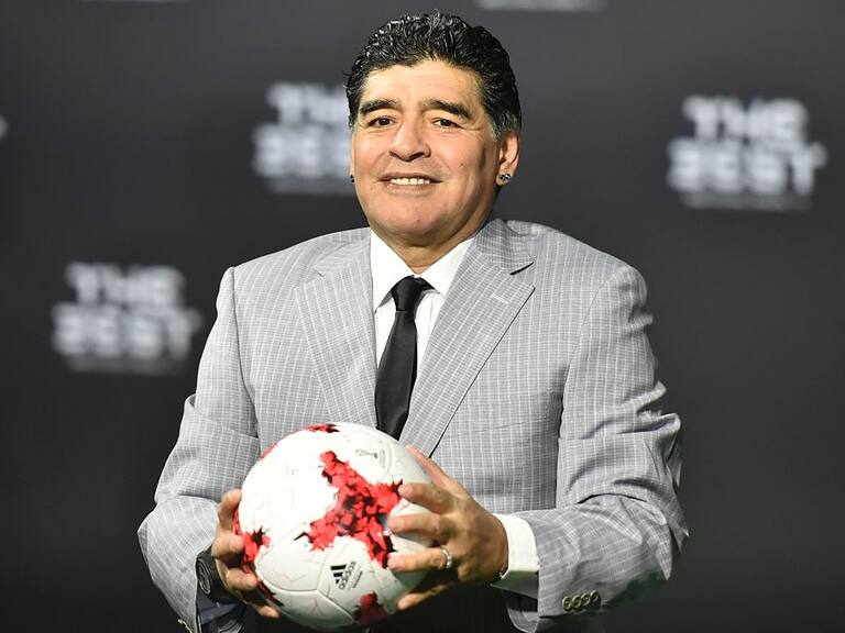 Diego Maradona en los premios The Best 2016