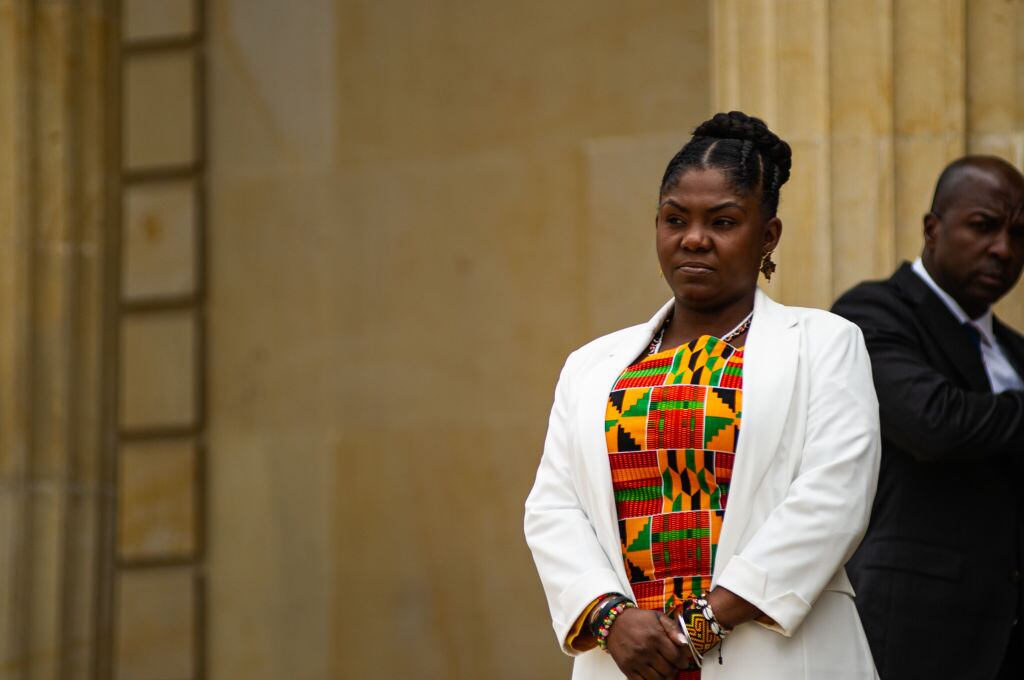 La vicepresidenta de Colombia, Francia Marquez, en un evento
