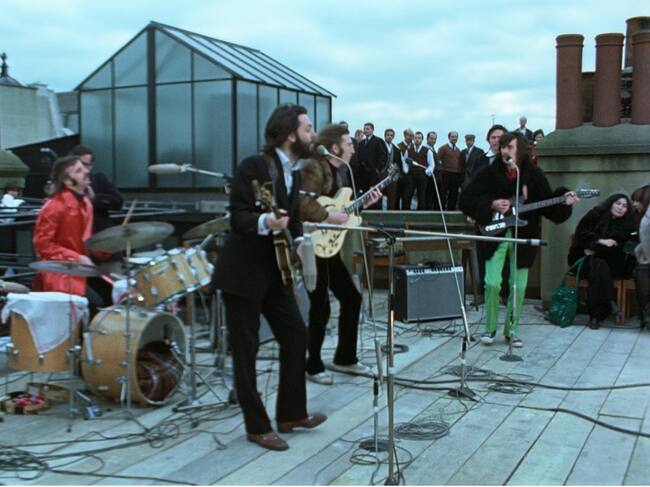 The Beatles en la azotea