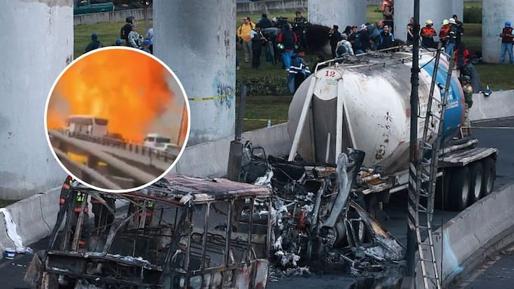 Tragedia en México: camión de gas explota y deja 4 muertos y 90 heridos