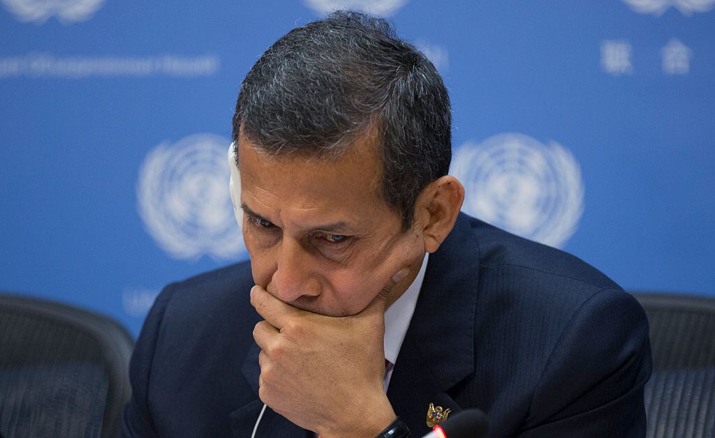 Ollanta Humala Tasso durante una visita a Nueva York