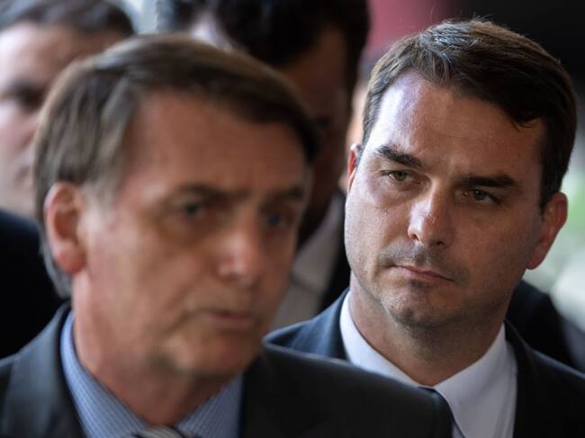 Flavio y Jair Bolsonaro