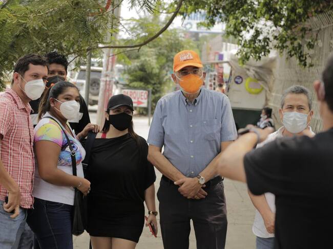 El candidato Carlos Mesa