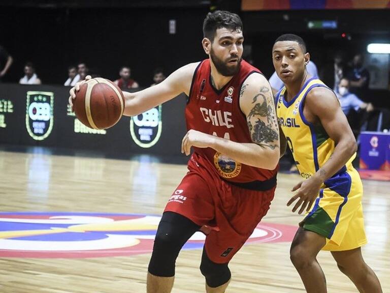 Chile sufrió su segunda derrota seguida ante Brasil en la clasificatoria al Mundial de Básquetbol