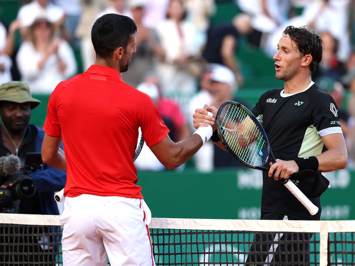 Casper Ruud sorprende a Djokovic y se cita con Tsitsipas en la gran final del Masters 1000 de Montecarlo
