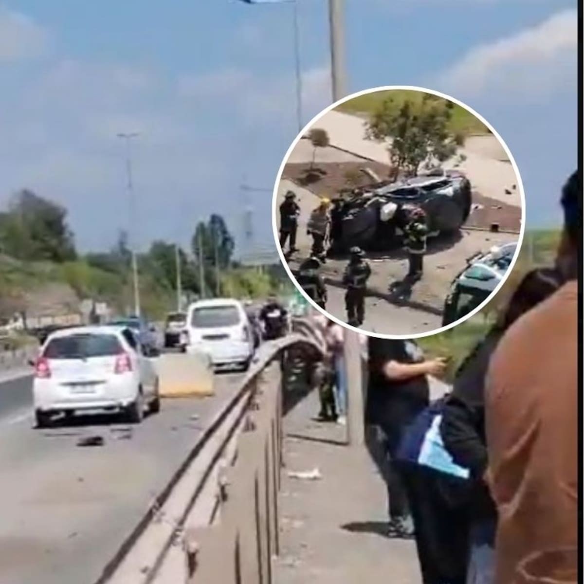 Tragedia en Buin: conductor muere tras volcar y caer con su vehículo a la ribera del río Maipo