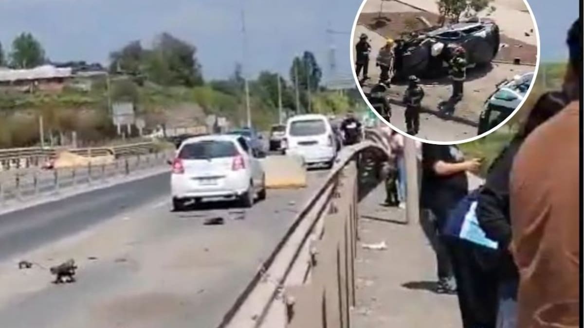 Tragedia en Buin: conductor muere tras volcar y caer con su vehículo a la ribera del río Maipo