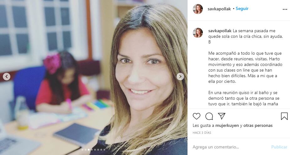 Savka Pollak | Captura Instagram