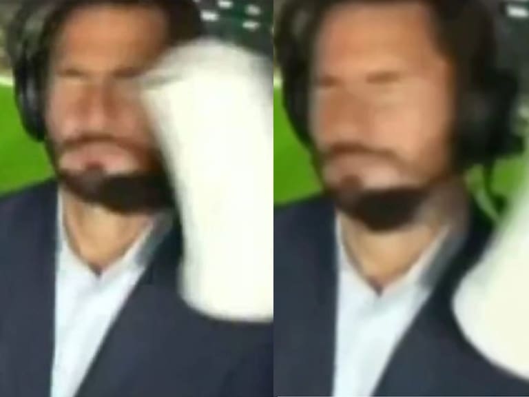 Periodista de TV recibió feroz golpe durante transmisión del Mundial 2026: atentos a la reacción
