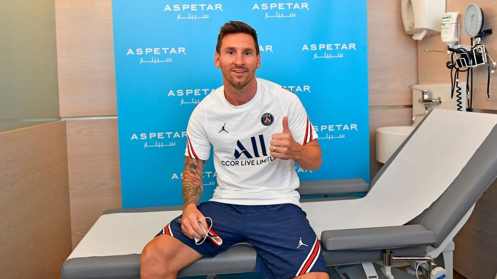 Messi en el PSG.