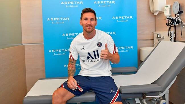 Messi en el PSG.