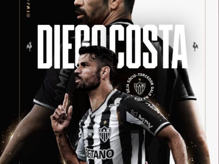 Diego Costa será el nuevo compañero de Eduardo Vargas en Brasil