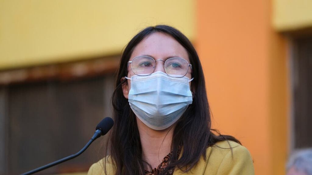 Irací Hassler hechos de violencia en manifestación fuera del Instituto Nacional