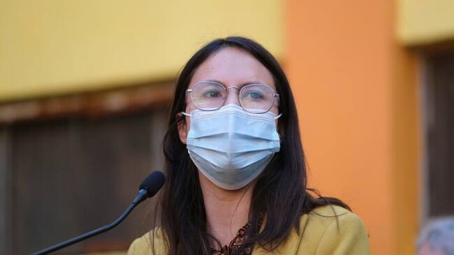 Irací Hassler hechos de violencia en manifestación fuera del Instituto Nacional